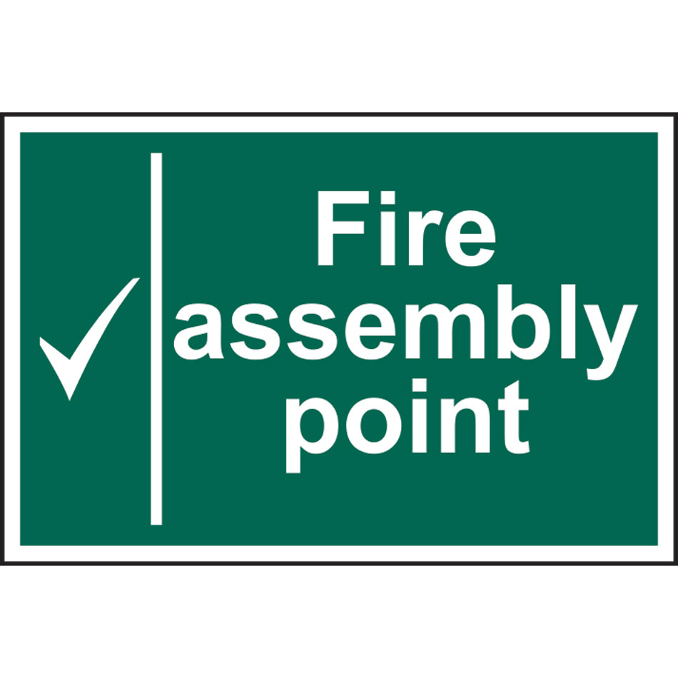 Fire assembly point - PVC (300 x 200mm)