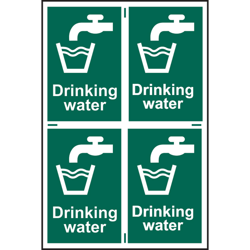 Drinking water - PVC (200 x 300mm) 