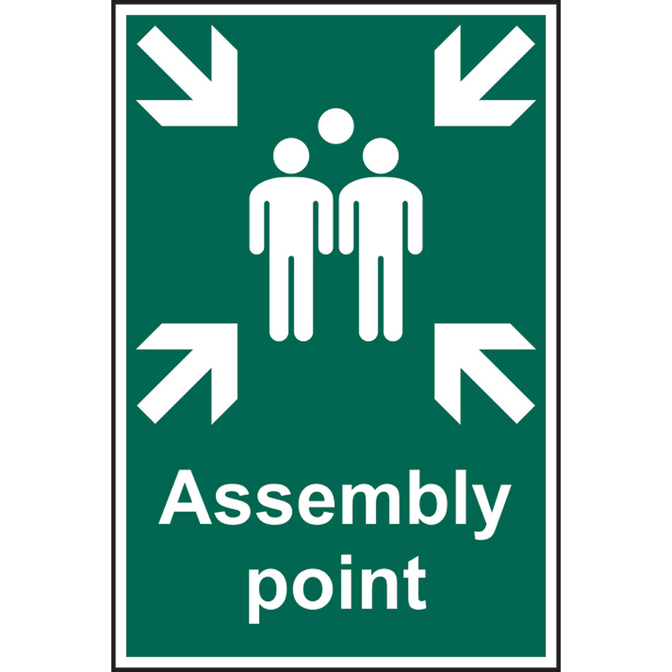 Assembly point - PVC (200 x 300mm)