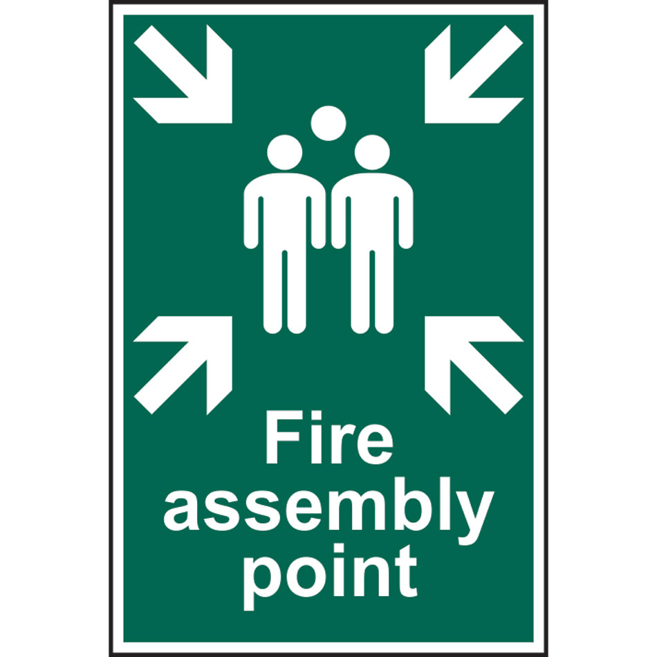 Fire assembly point - PVC (200 x 300mm)