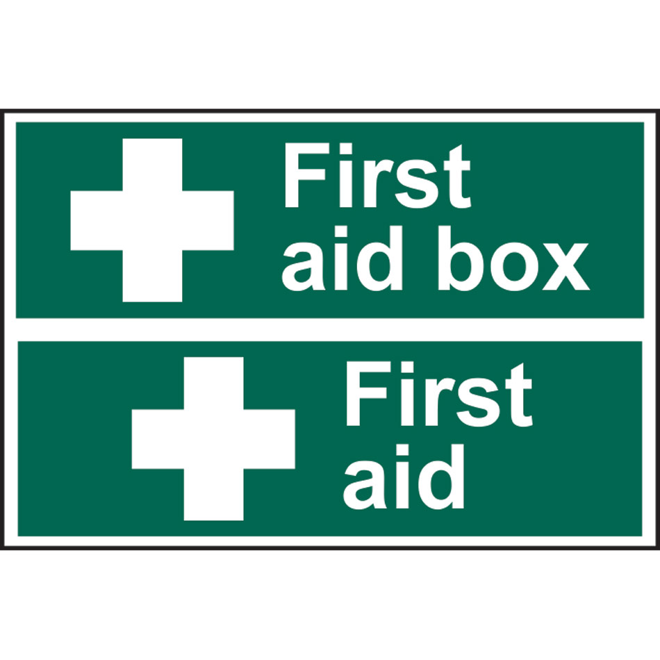 First aid box / First aid - PVC (300 x 200mm)