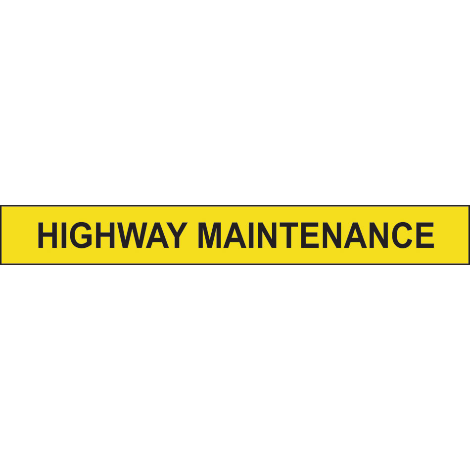 Highway Maintencance - SAV (1000 x 350mm)