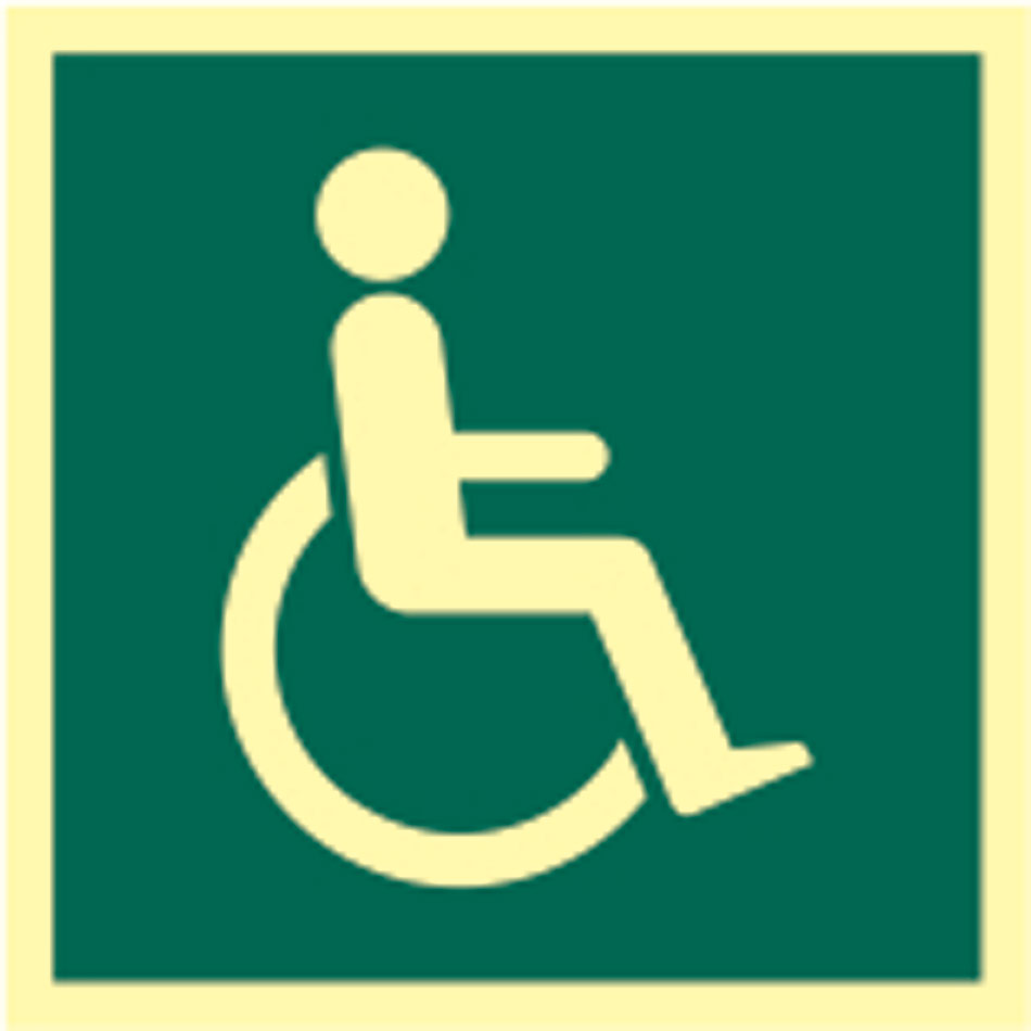 Disabled symbol - PHO (150 x 150mm)