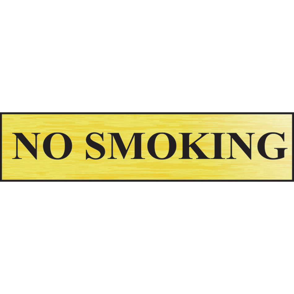No smoking - BRG (220 x 60mm)