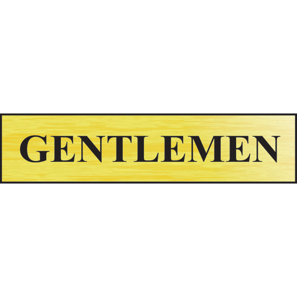 Gentlemen - BRG (220 x 60mm)
