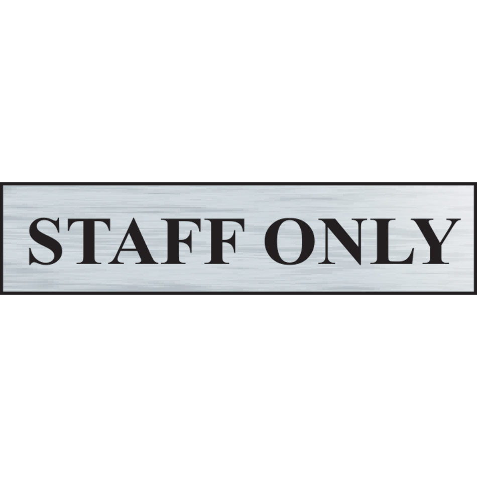 Staff only - BRS (220 x 60mm)