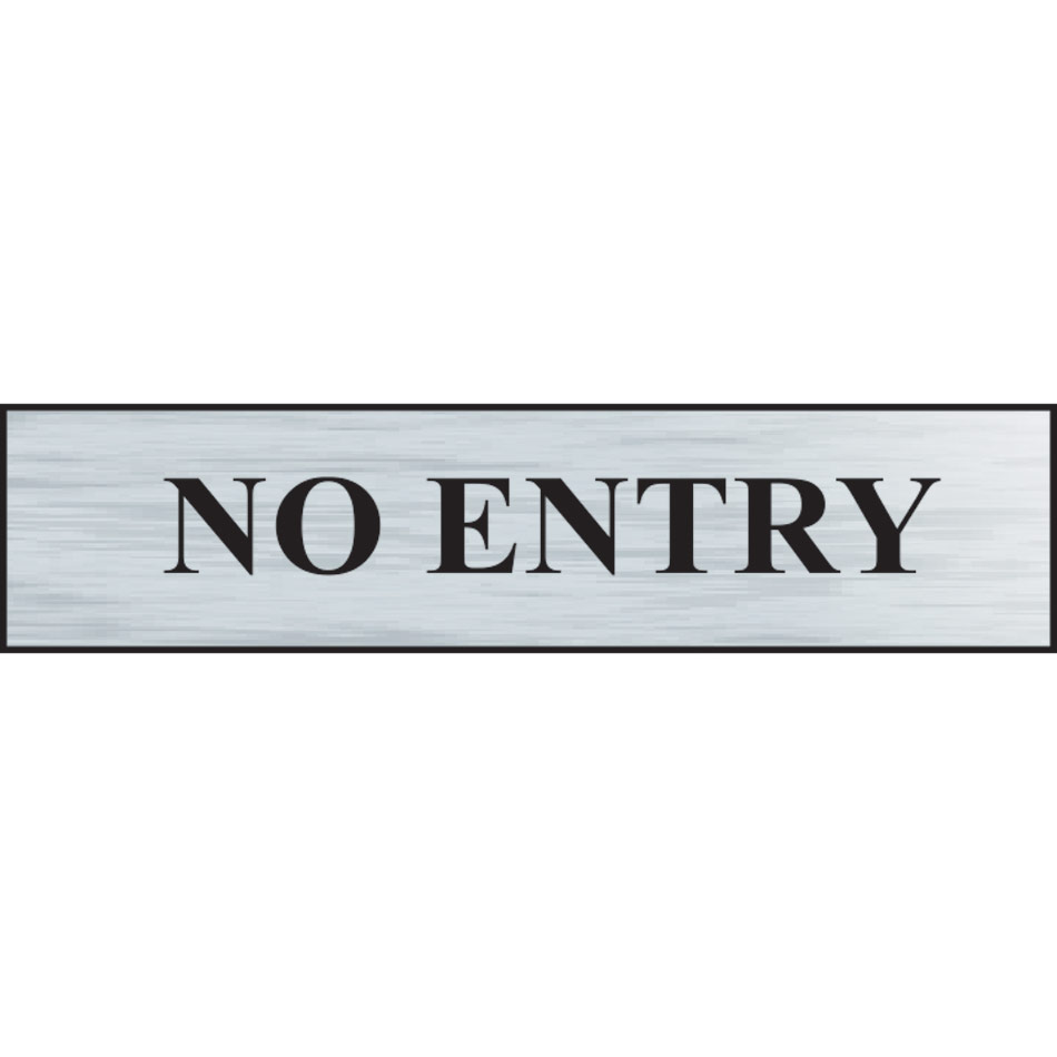 No entry - BRS (220 x 60mm)
