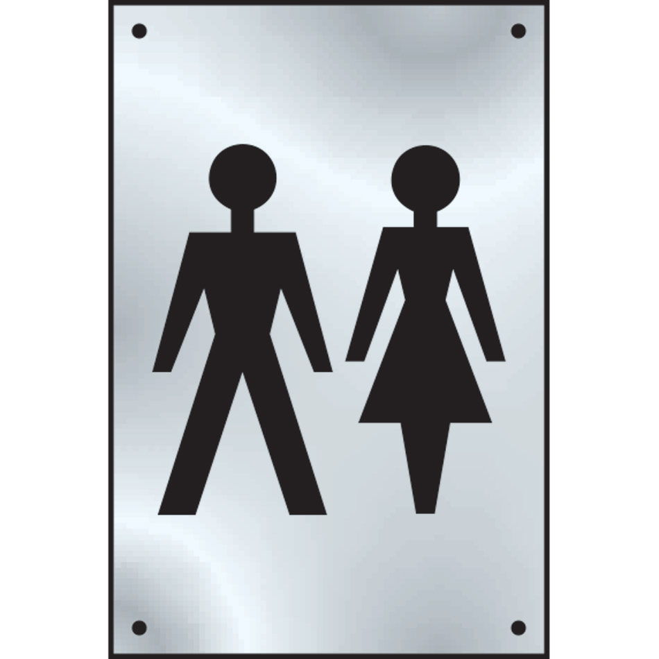 Unisex graphic door plate - SAA (100 x 150mm)