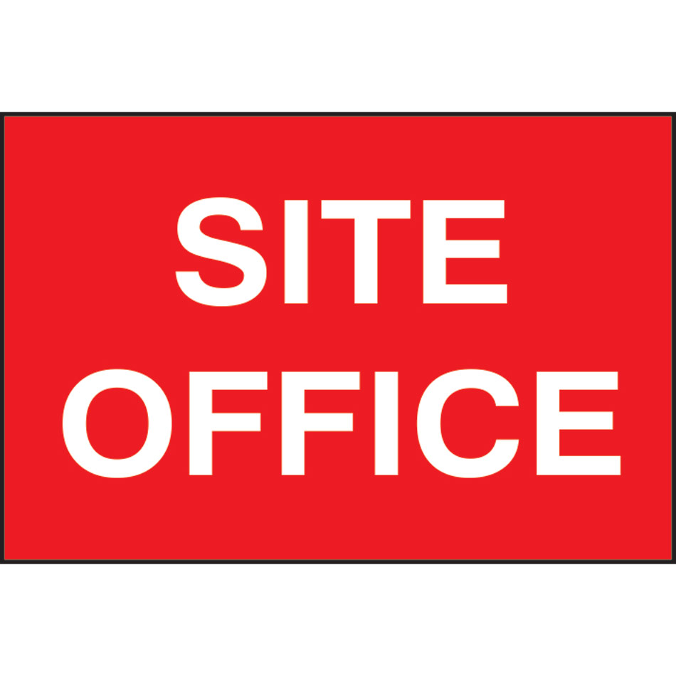 Site office - PVC (600 x 400mm)