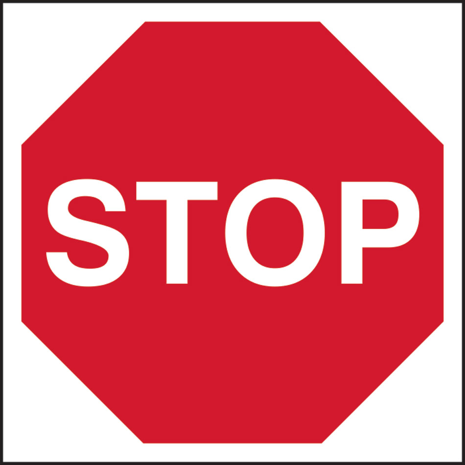 Stop - FMX (400 x 400mm)
