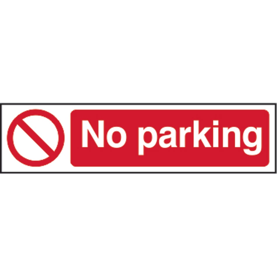 No parking - PVC (200 x 50mm)