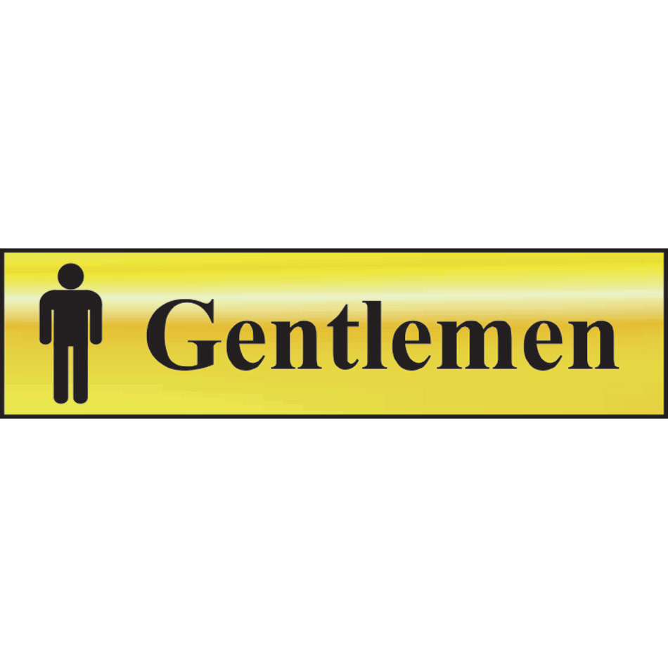 Gentlemen - POL (200 x 50mm)