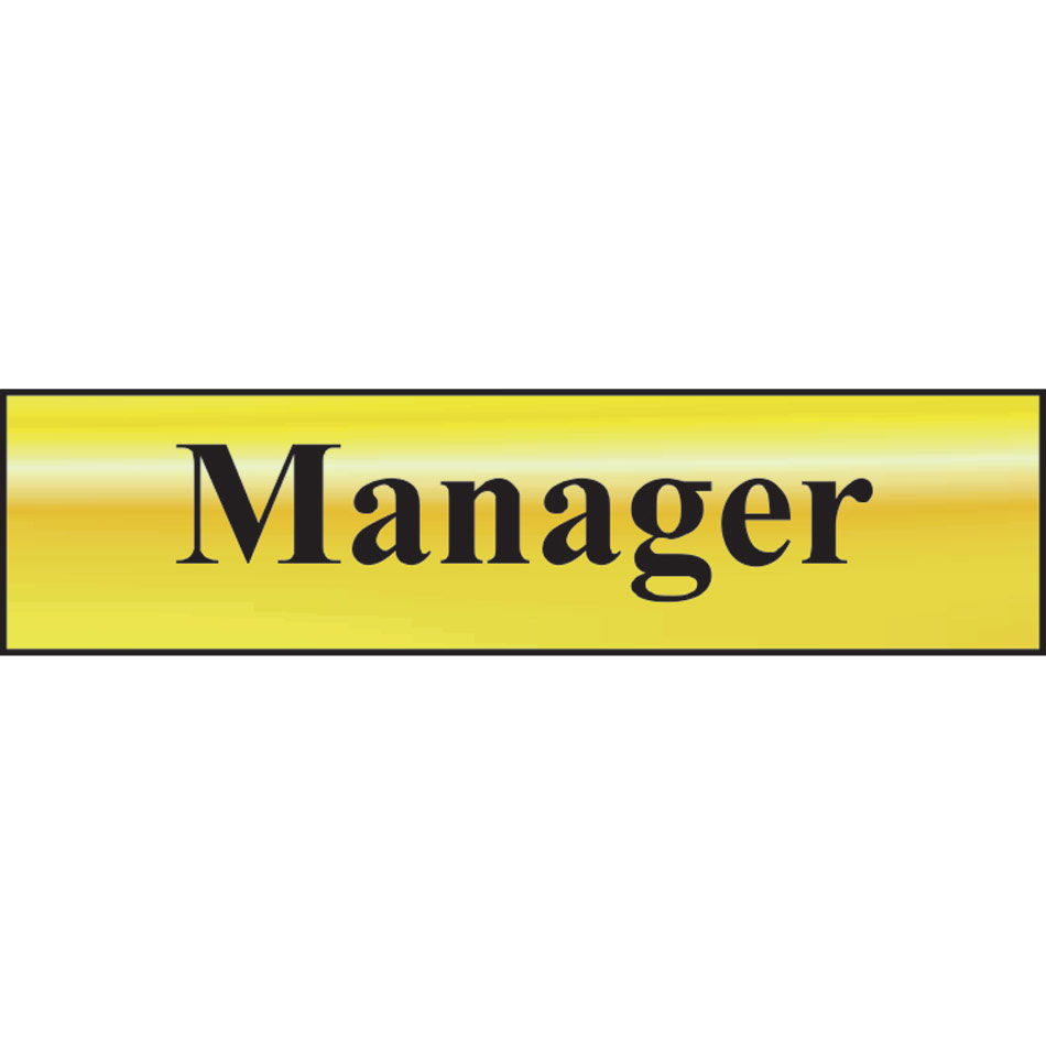 Manager - POL (200 x 50mm)