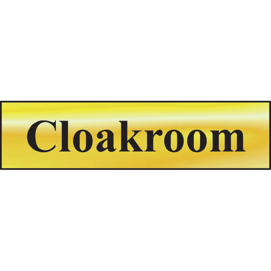 Cloakroom - POL (200 x 50mm)