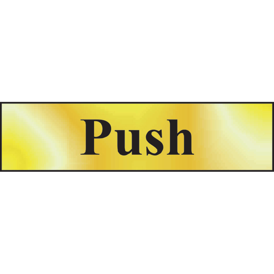 Push  - POL (200 x 50mm)