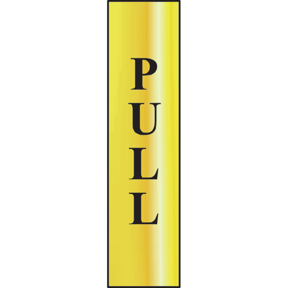 Pull (vertical) - POL (200 x 50mm)