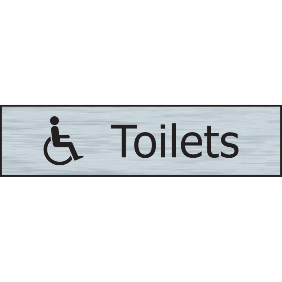 Toilets (with disabled symbol) - SSE (200 x 50mm)