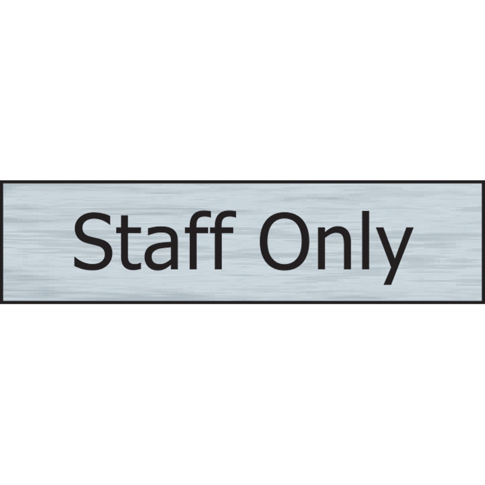 Staff only - SSE (200 x 50mm)