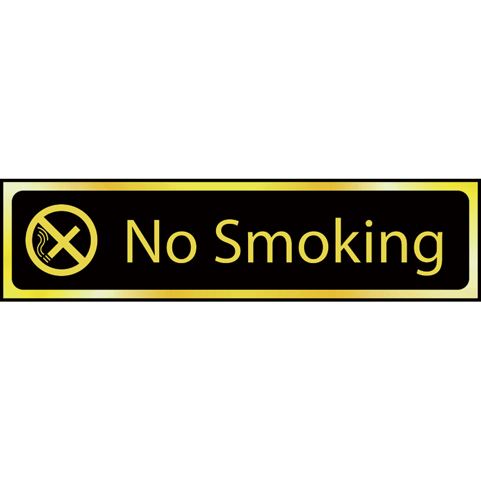 No Smoking - POL (200 x 50mm)