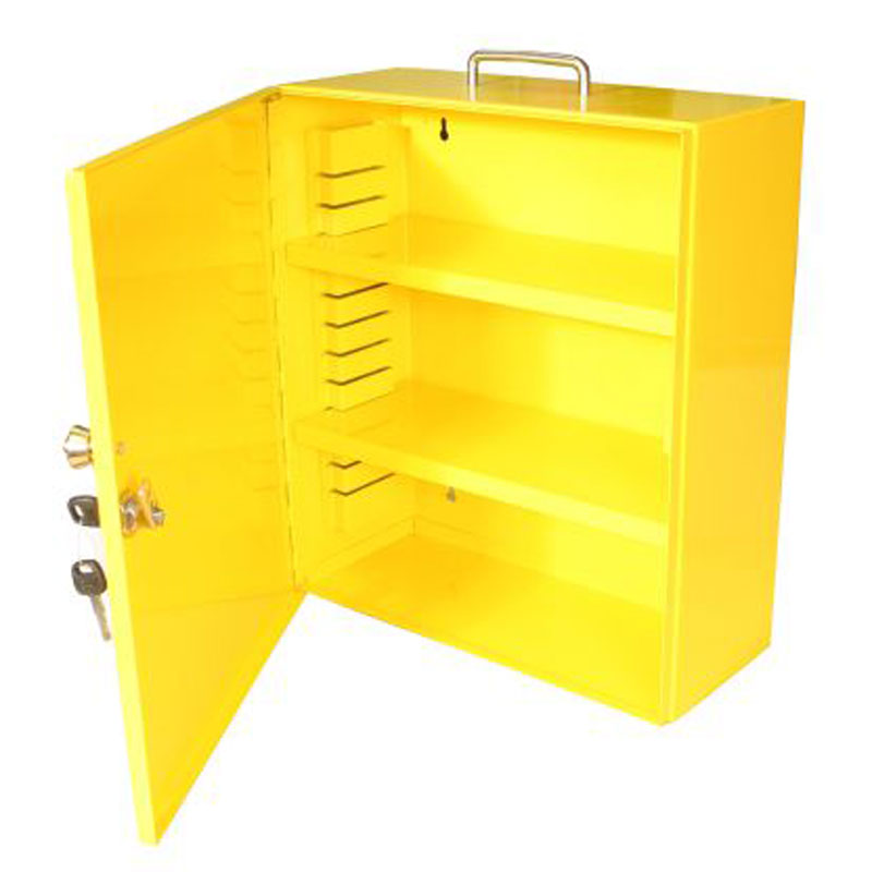 Yellow Lockout Cabinet (HWD: 400 x 360 x 155mm)