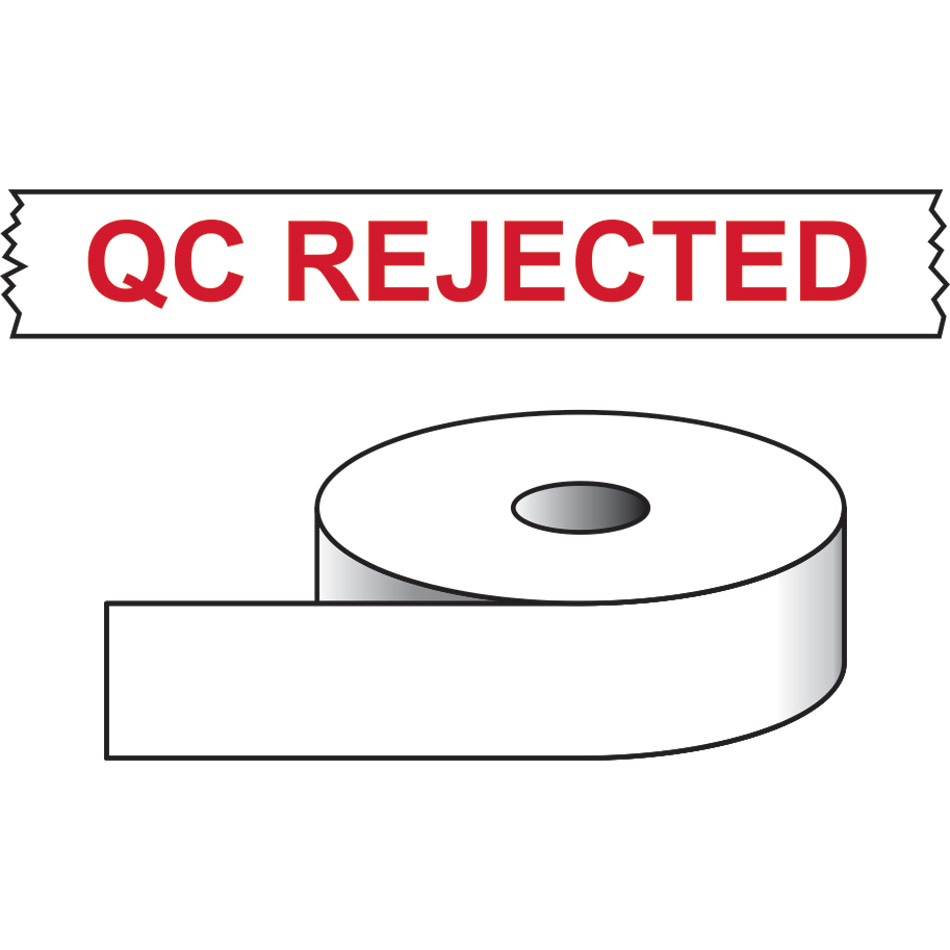 QC Rejected - printed tape (50mm x 66m)