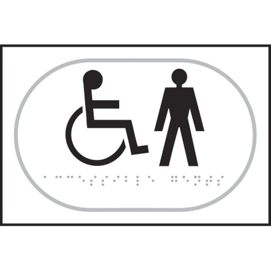 Disabled Gentlemen graphic - Taktyle (225 x 150mm)