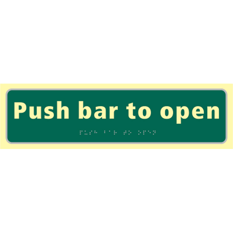 Push bar to open - TaktylePh (450 x 125mm)