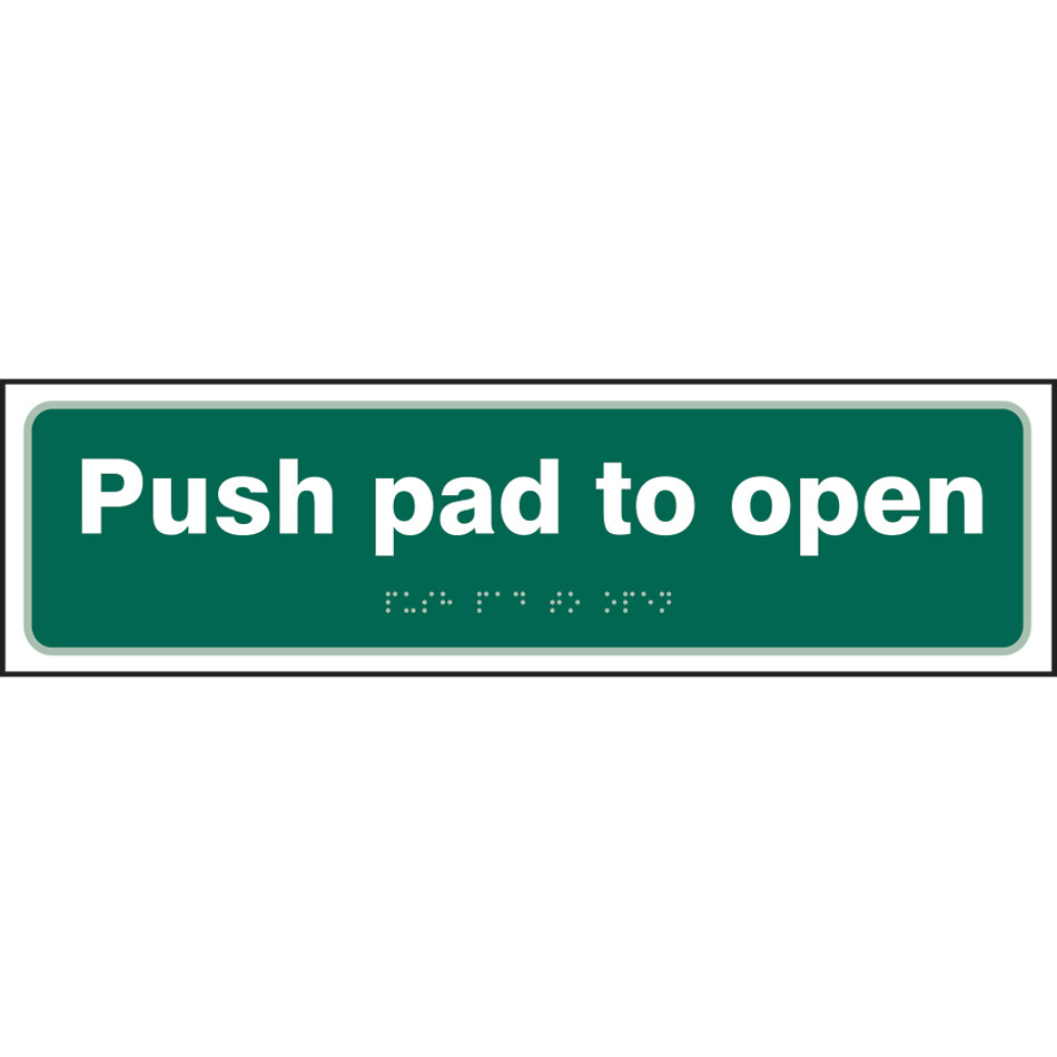 Push pad to open - Taktyle (450 x 125mm)