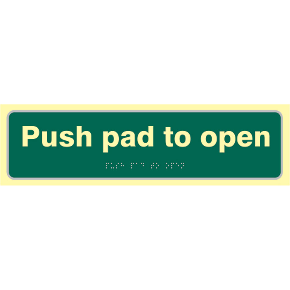 Push pad to open - TaktylePh (450 x 125mm)