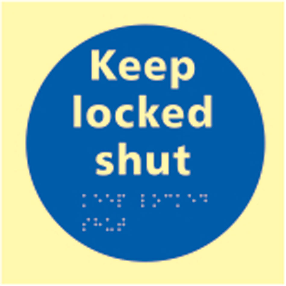 Keep locked shut - TaktylePh (150 x 150mm)