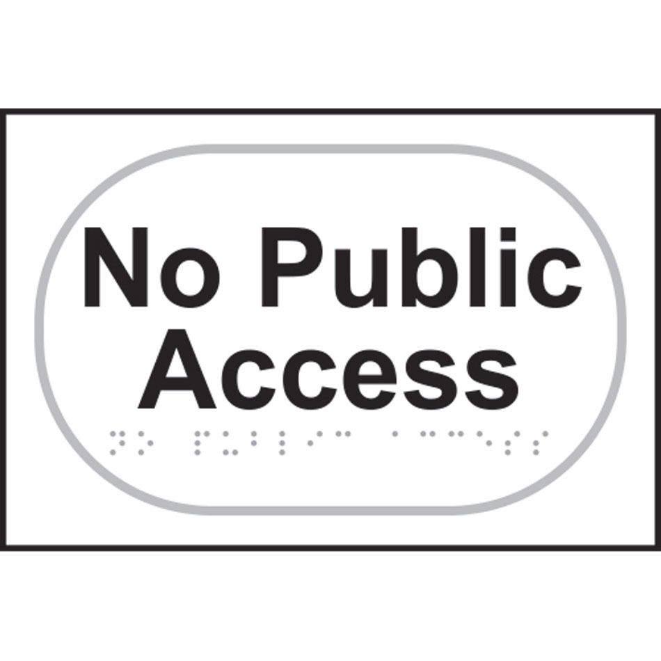 No public access - Taktyle (225 x 150mm)