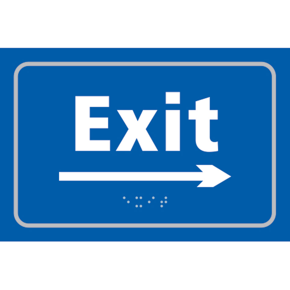 Exit arrow right - Taktyle (225 x 150mm)