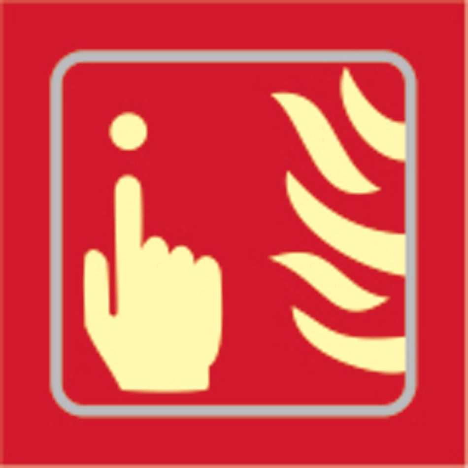 Fire alarm graphic - TaktylePh (150 x 150mm)