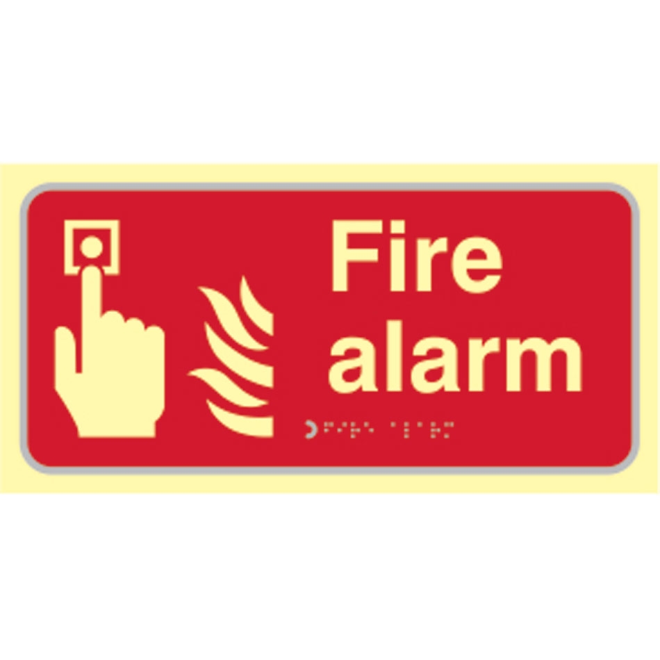 Fire alarm - TaktylePh (300 x 150mm)