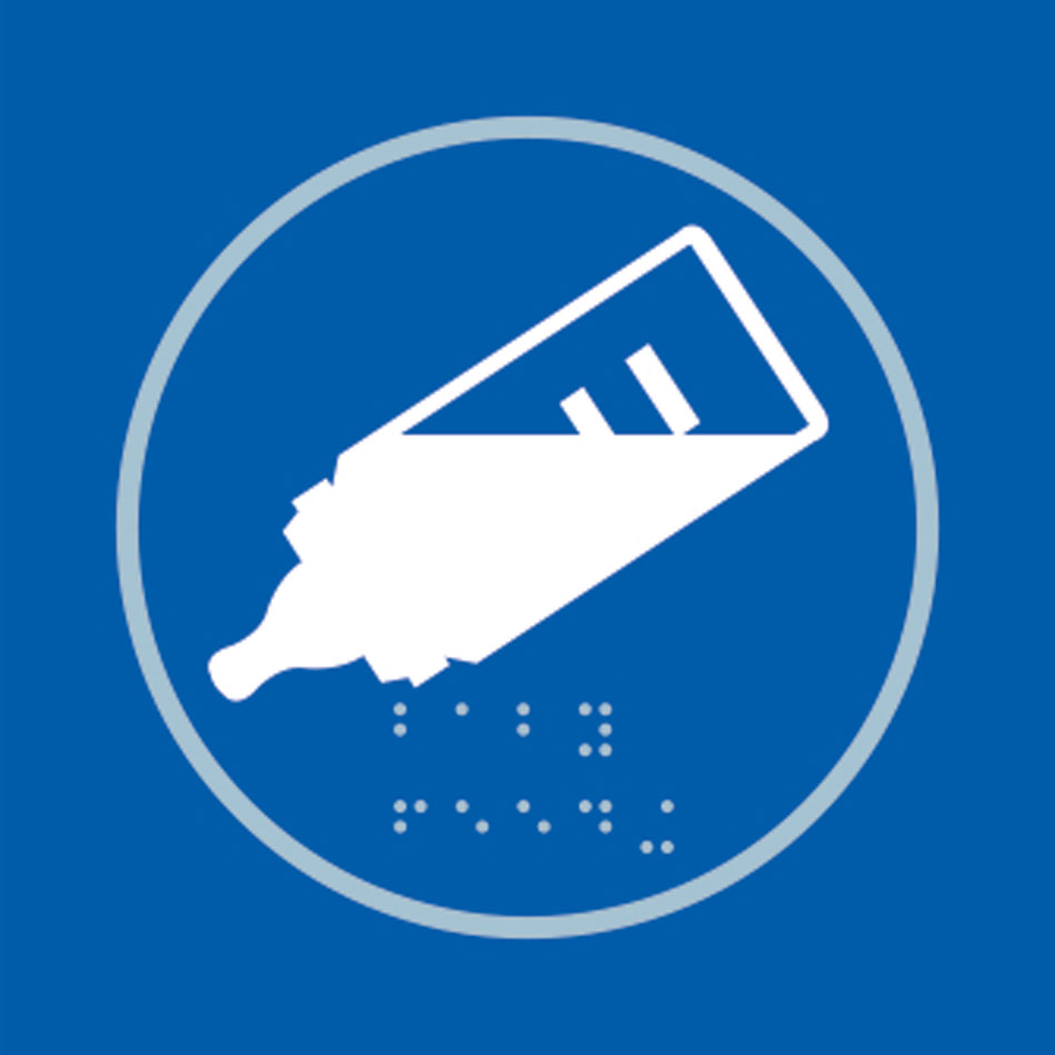Baby bottle graphic - Taktyle (150 x 150mm)