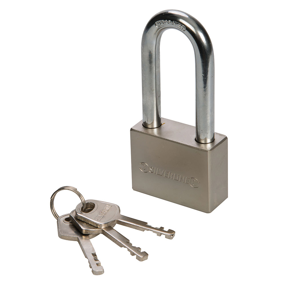 Steel Padlock Long Shackle