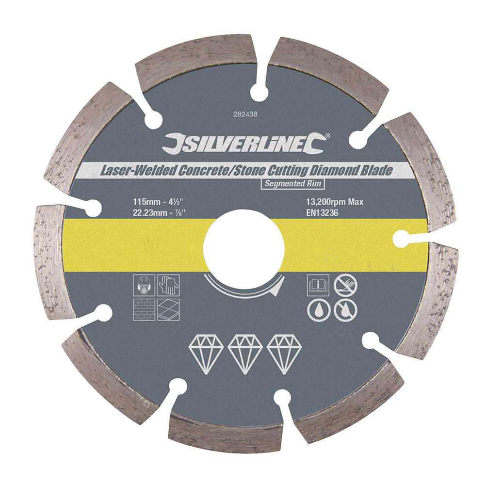 Laser-Welded Concrete & Stone Cutting Diamond Blade