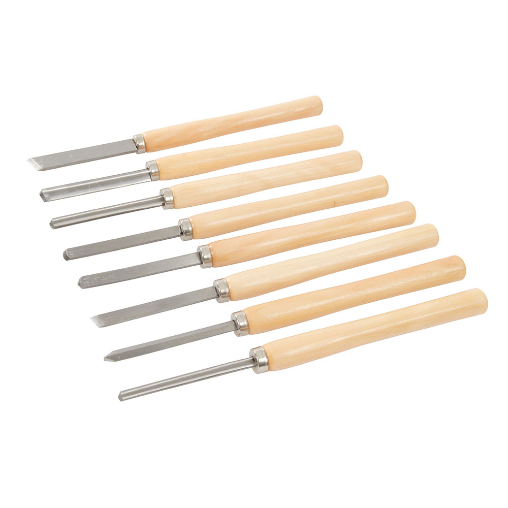 Wood Turning Chisel Set 8pce