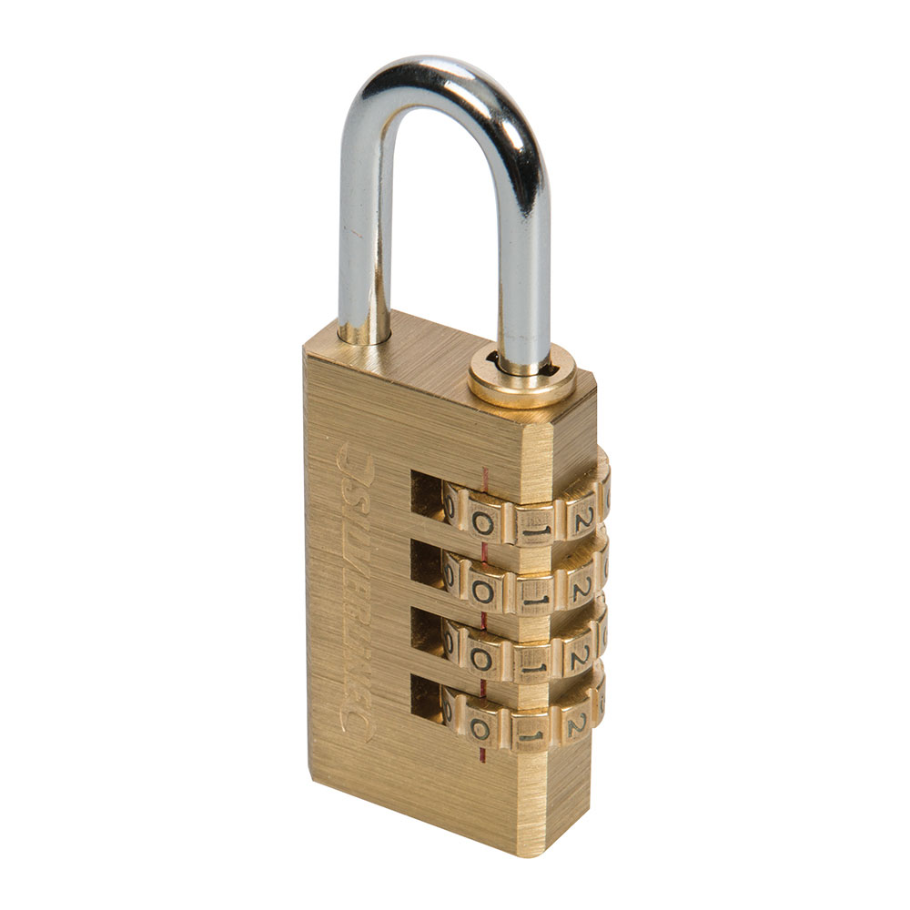 Combination Padlock Brass