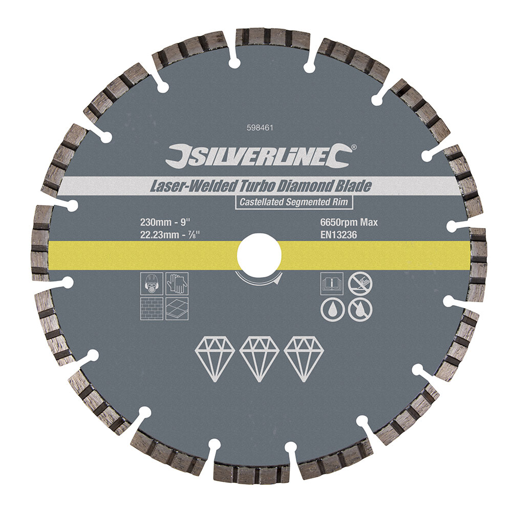 Laser-Welded Turbo Diamond Blade