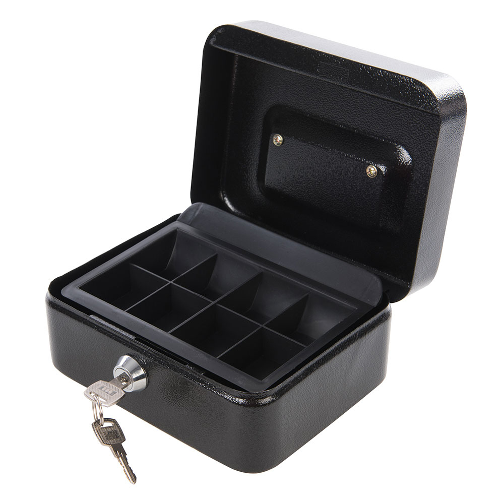 Metal Cash & Valuables Box Keyed