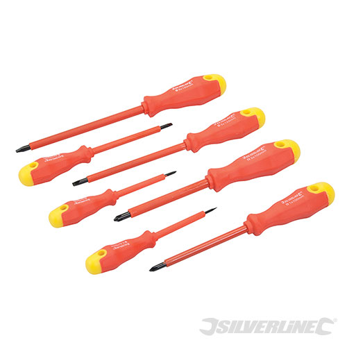 Insulated Soft-Grip Screwdriver Set 7pce