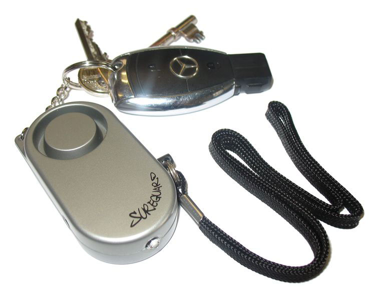 Sureguard  Mini Keyring Attack Alarm with Torch 