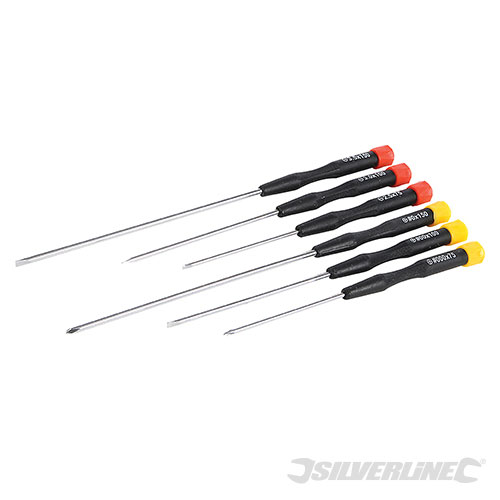 Extra-Long Precision Screwdriver Set 6pce