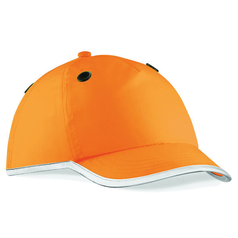 Enhanced-viz EN812 bump cap Fluorescent Orange