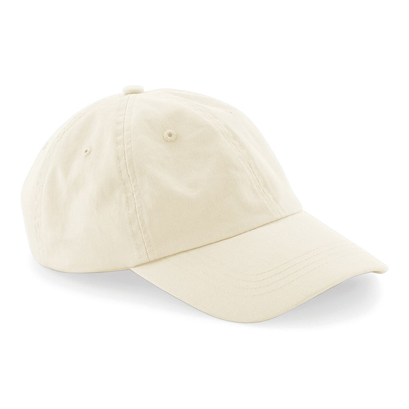 Low-profile 6-panel dad cap Beige