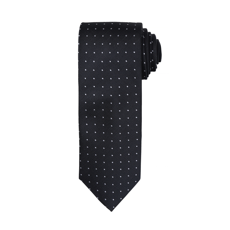 Micro dot tie Black/ Dark Grey
