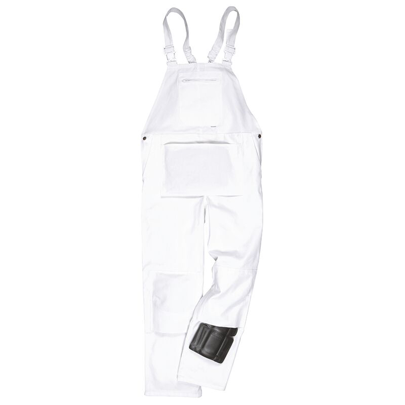 Painter's bib and brace (S810) White 2 Extra LargeR