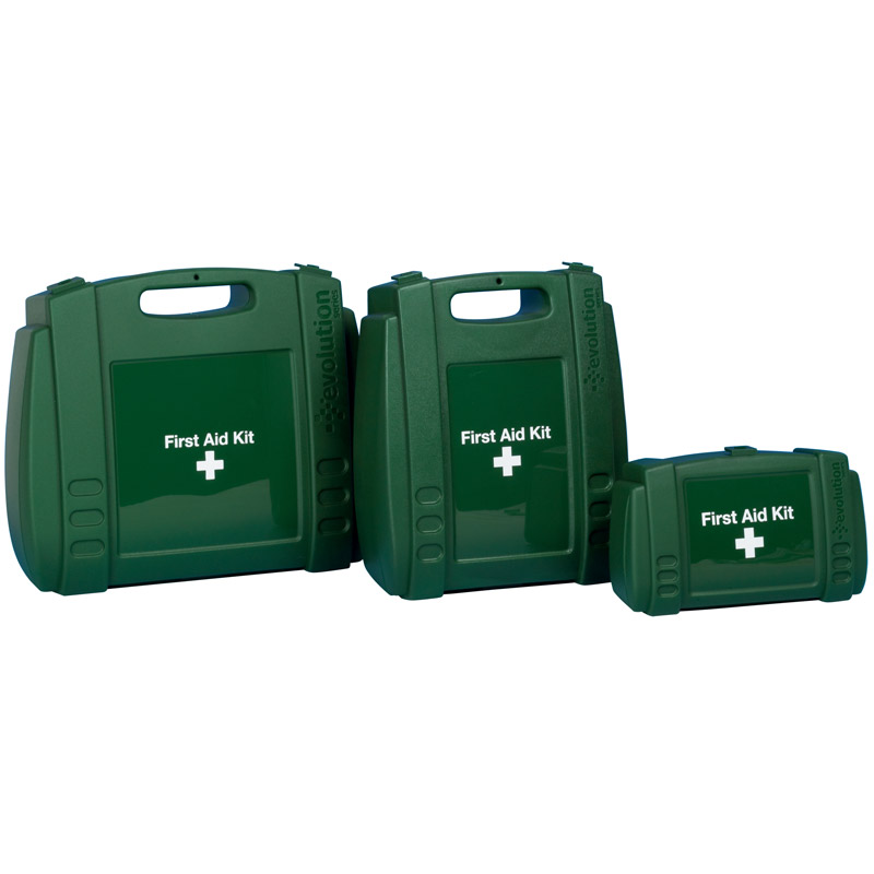 Evolution Green First Aid Kit Case, Small, Empty