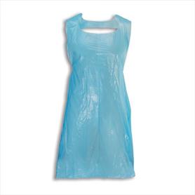Blue Polythene Diposable Aprons 200 Flat Pack